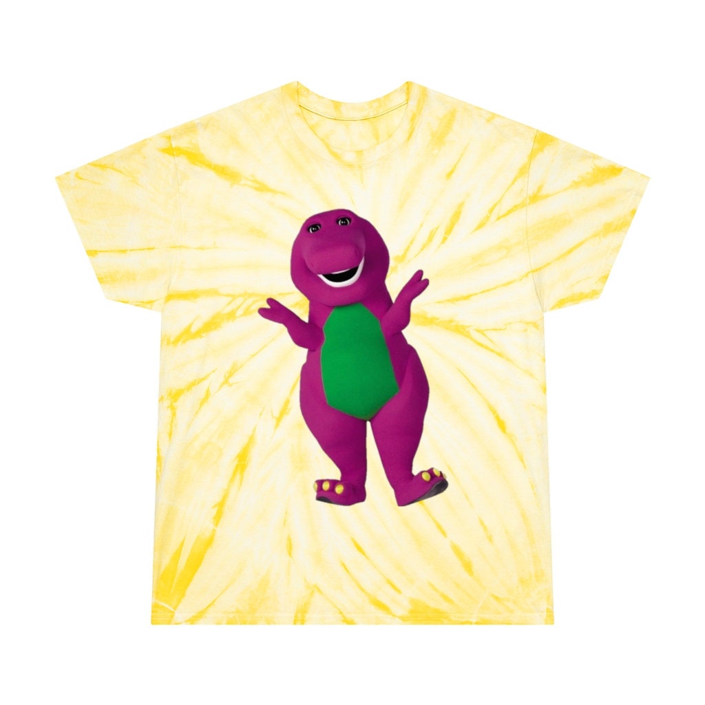 Barney Shirt 90s Pop Culture Barney the Dinosaur tie dye | Etsy