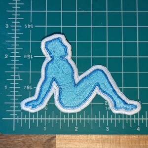 X-Men Mudflap Pose Iron On Patch Blue
