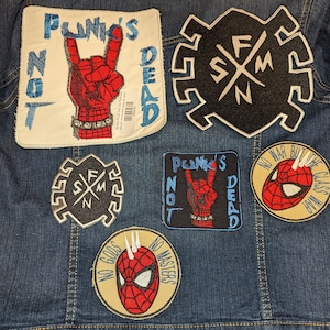 Spider-Punk Iron On Patches