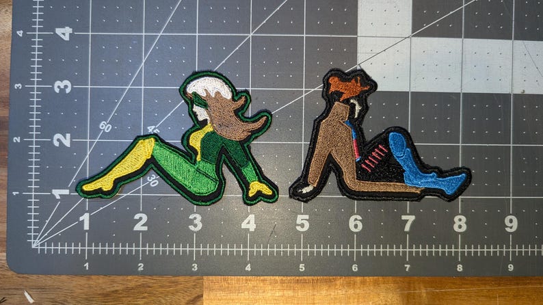 X-Men Mudflap Pose Iron On Patch image 1