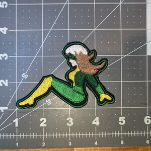 X-Men Mudflap Pose Iron On Patch Rogue Left Face