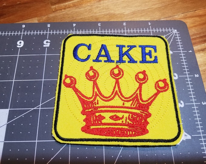CAKE band Fashion Nugget Iron on Patch Etsy