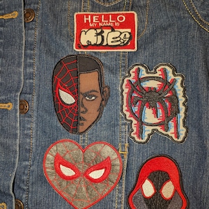 Miles Iron On Patches