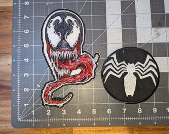 Venom Iron On Patches