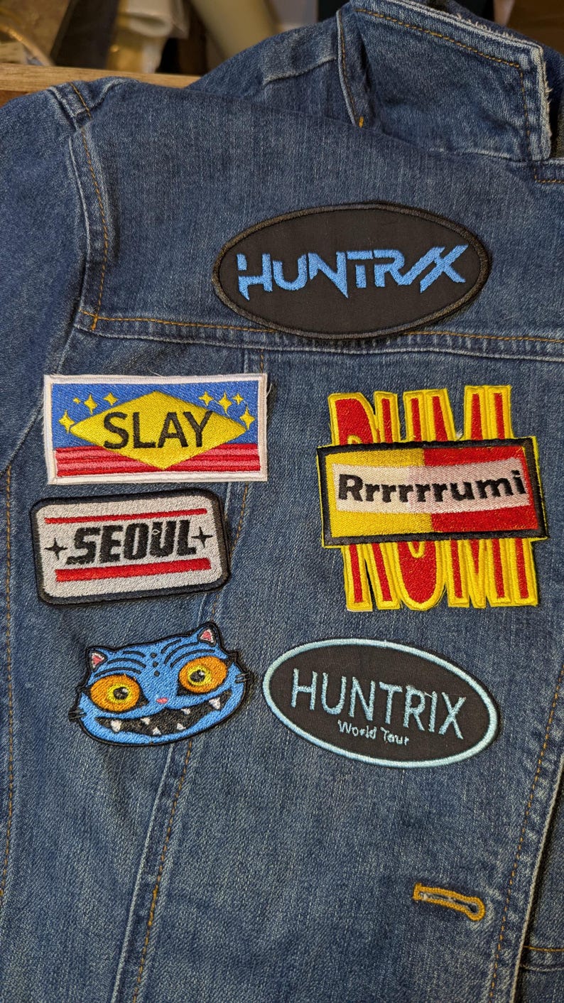 Huntrix Patch KDH Huntrix World Tour Iron on Patch - Etsy