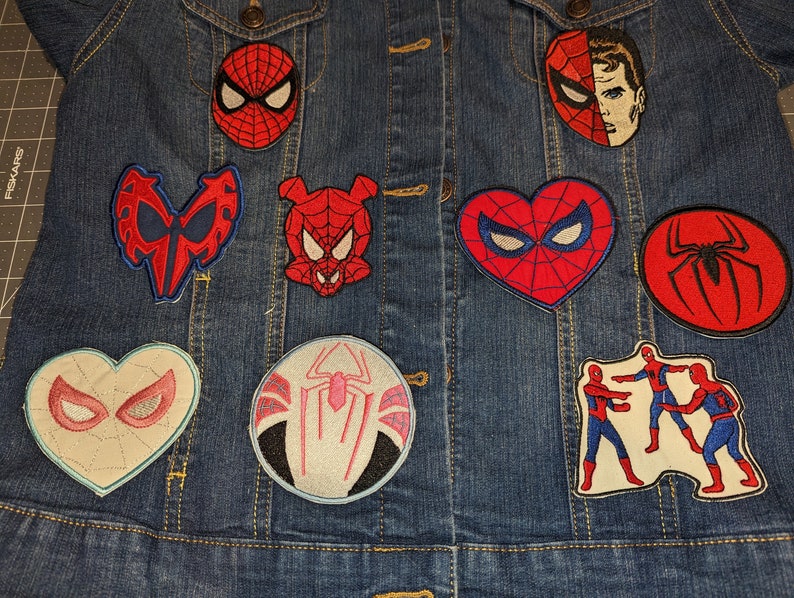 Spider Jacket Patch Spider-verse Iron on Patches - Etsy