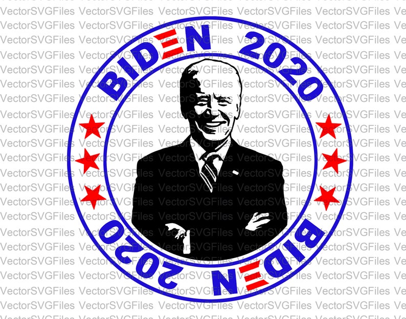 Joe Biden 2020 Election Vector File Download svg png pdf dxf | Etsy