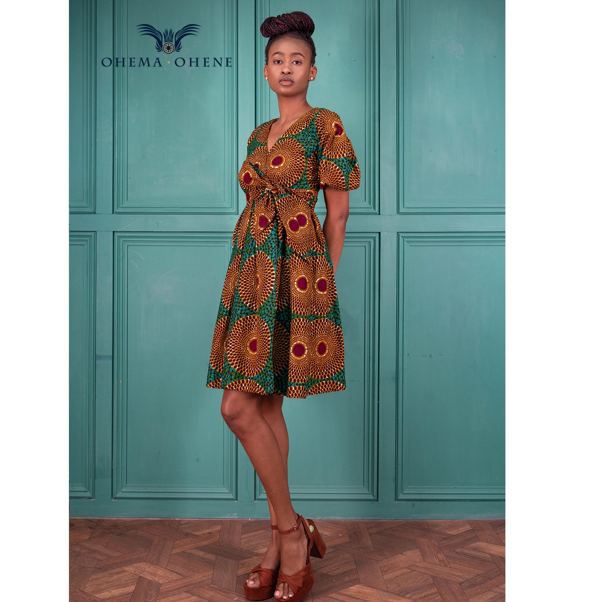 Tabitha Brown Pops in This African Print Dress