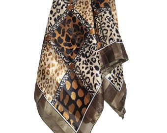 Sjaal/bandana met dierenprint – 2 unieke ontwerpen