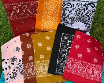 Bandanas - 100% cotton. Made in India.