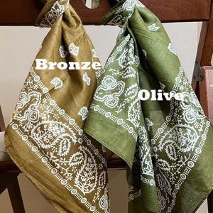 Super Soft Cotton Bandanas - 2 Pack