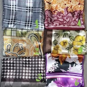 Soft Large Square scarf / bandana / Scarves