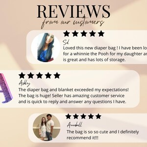 Custom Diaper Bag Backpack Winnie the Pooh Balloons Baby Bag Waterproof Diaper Bag Baby Shower Gift Idea Personalized Baby Name Custom Gift image 12