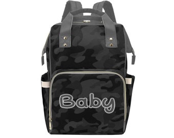 camo diaper bolsa for boy