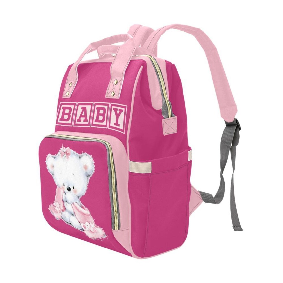 Diaper Bag Backpack Custom Diaper Bag Baby Girl Diaper Etsy