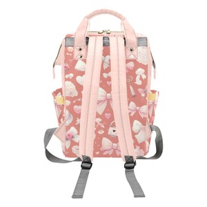Personalized Diaper Bag Girl Pink Bows Mommy Bag Coquette Diaper Bag Waterproof Backpack Pink Vintage Diaper Backpack Girls Baby Shower Gift Coquette Diaper Bagr Backpacks Girl Diaper Bags Large Diaper Bag Personalized
baby shower gift idea mommy bag