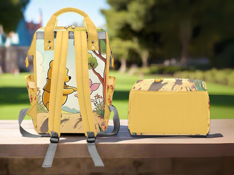 Winnie the Pooh and Piglet Personalized Diaper Bag Backpack Colorful ...