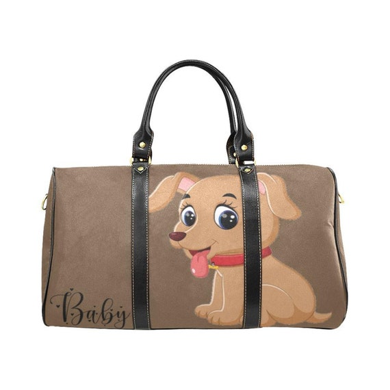 Diaper Tote Bag Custom Diaper Bag Adorable Cartoon Puppy - Etsy
