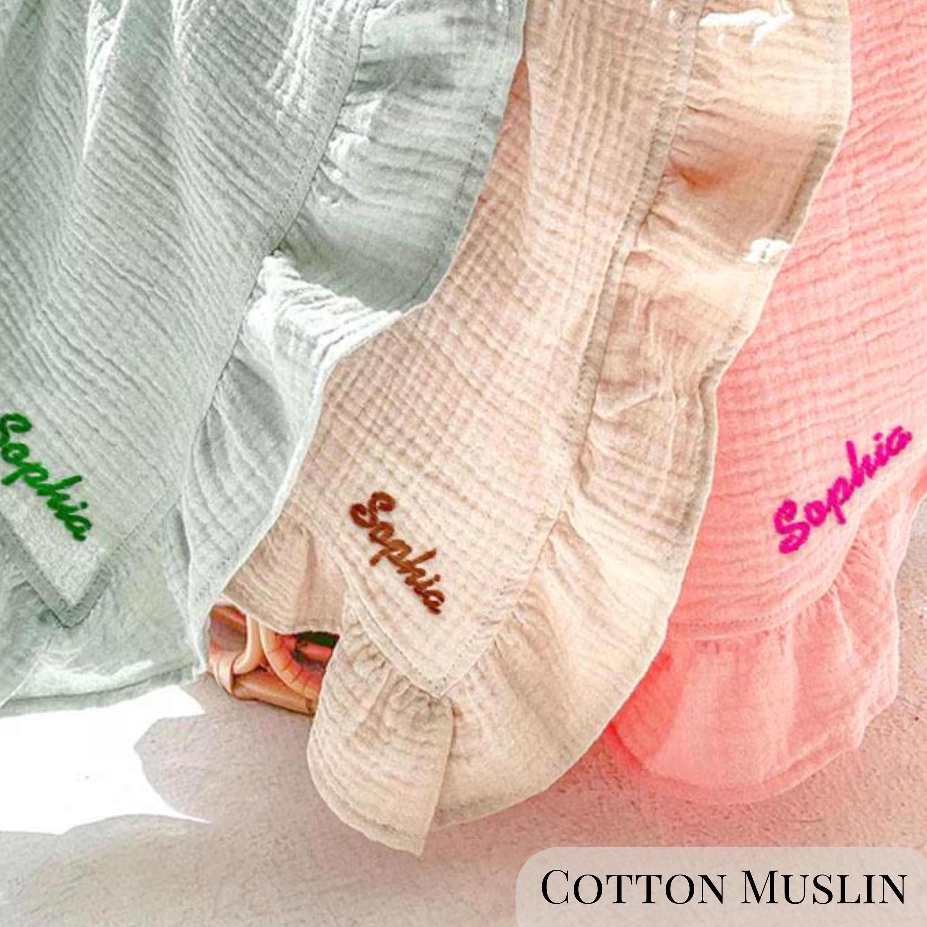Personalized Baby Muslin Swaddle Blanket For Baby Shower Gift Custom Baby Name Muslin Blanket For New Mom Embroidered Name Gift for Baby