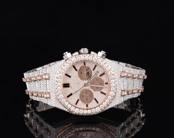 Moissanite watch | diamond watch | iced out watch | hip hop watch | luxury watch | iced out | automatic watch | watches for men | watch