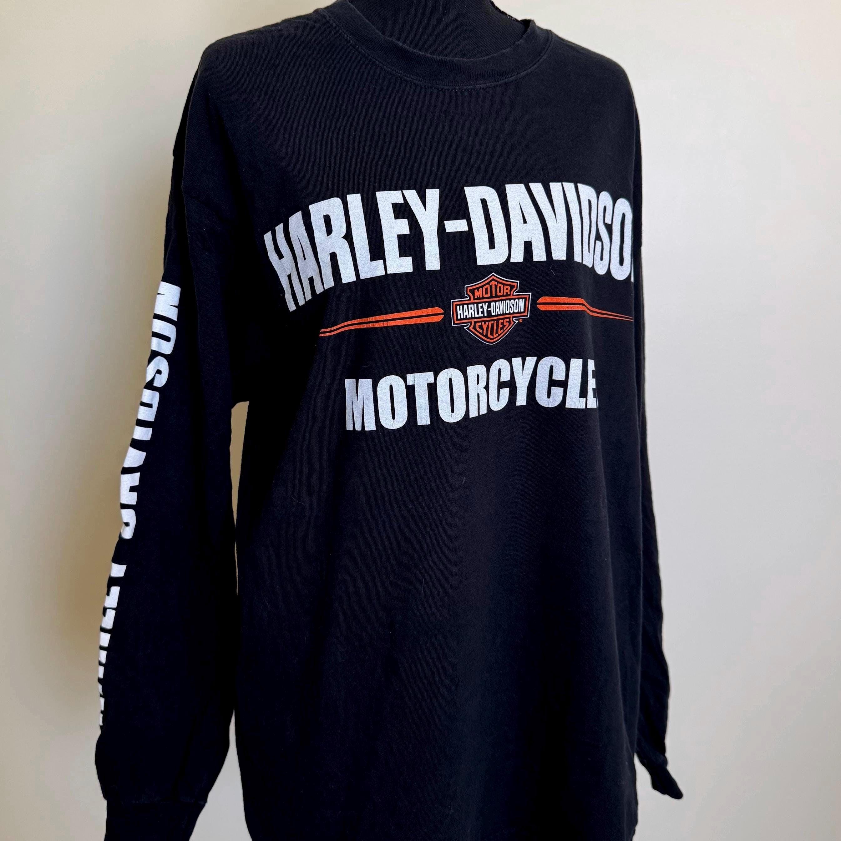 Vintage Harley Davidson Long Sleeve Shirt - Etsy