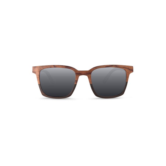 Polarized Wood Frame Sunglasses UV Protection Square Sun Glasses Amazon.com: KSVEREN Men Wooden Polarized Sunglasses Wood  main image 3