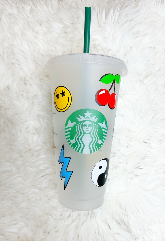 Preppy Starbucks Cup, Aesthetic Starbucks Cup, Preppy Gift, Cherry