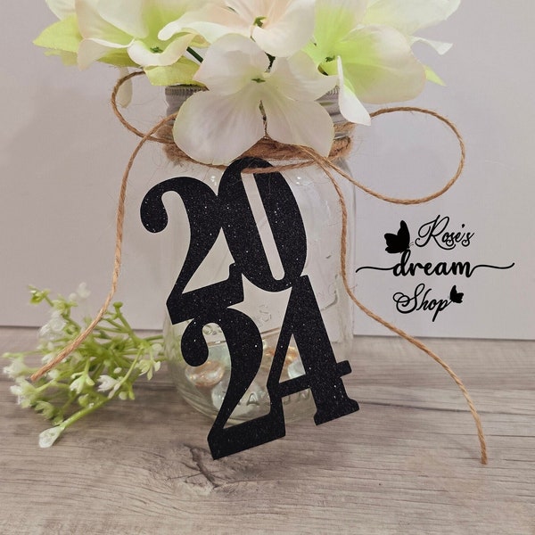 Class of 2024 Tags, Graduation decoration 2024, Graduation Cutout, Graduation party decoration 2024, 2024 Mason Jar Tags, Grad 2024, Seniors