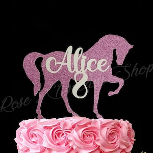 Custom Horse Cake Topper, Birthday Cake Topper, Horse Riding Cake Topper, Horse Party Decorations, Horse Themed Birthday Decor, Horse Topper