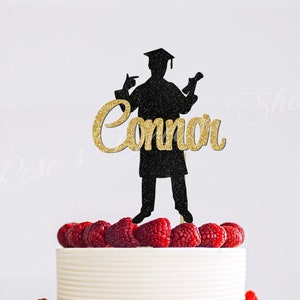 Personalized Graduation Cake Topper Class of 2025, Personalized Cake Topper, Congrats Decor Seniors Cake Topper Seniors 2025, Boy Graduation