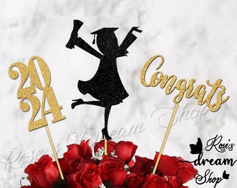 Class of 2026 Graduation Centerpieces 2026 Grad Picks, Graduation decoration, Grad Party Decor Graduation Party Decorations, Grad sticks