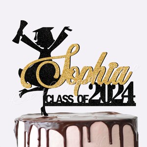 Class of 2025 Grad Cake Topper, Custom Graduation Cake Topper, Personalized Grad Sign, Grad Cake Topper Class of 2025 Graduation Party Decor