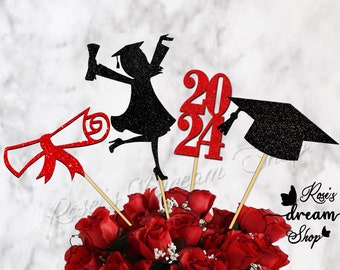 Class of 2026 Graduation Picks, Grad Centerpieces, Graduation decorations, 2026 Graduation Decor, Graduation Party Decoration, 2026 picks