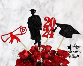 Class of 2026 Graduation Picks, Grad Sticks, Graduation decorations, Grad Decor Ideas, Graduation party Decoration, 2026 Picks, Senior Grad