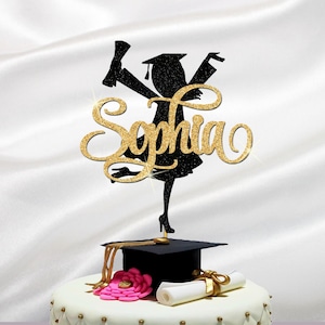 Adorno para tarta de graduación personalizado (clase de 2026), adorno para tarta personalizado, decoración de felicitaciones para tarta de graduación (clase de 2026), fiesta de graduación