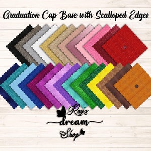 Glitter Graduation Cap Topper Base, Grad Cap Topper Class of 2025, Graduation Gift DIY Grad Cap, Custom Grad Cap Topper DIY Glitter Grad Cap