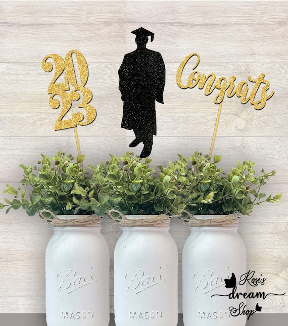 Graduation Centerpiece 2024, Sticks, Graduation Decorations, Class of 2024,  Graduation Decor 2024, Graduation Party Decoration, 2024 Picks -  Norway