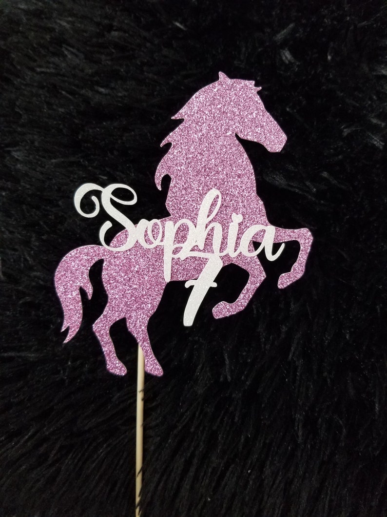 Horse Cake Topper Birthday Cake Topper Horse Riding Cake Etsy