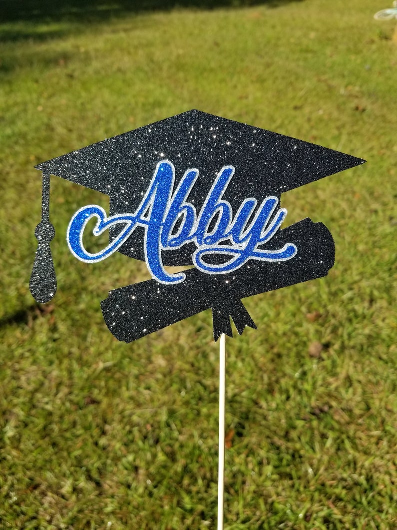 Personalized Graduation Cake Topper Class of 2024, Personalized Cake Topper, Congrats Decor Seniors Cake Topper Seniors 2024, Class of 2023 image 6