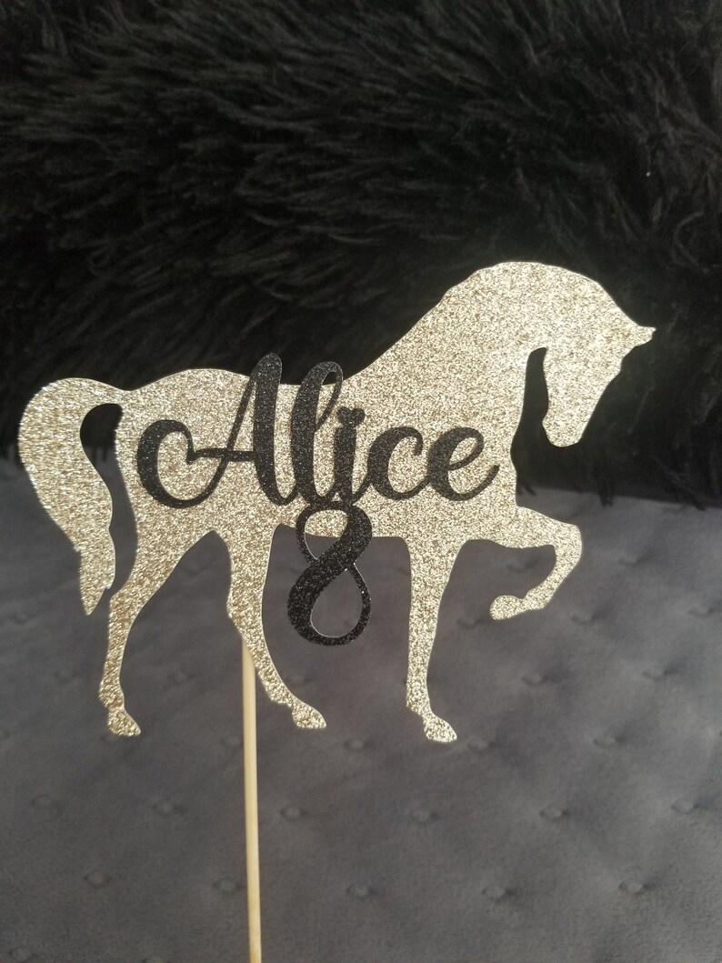 Custom Horse Cake Topper Birthday Cake Topper Horse Riding Etsy