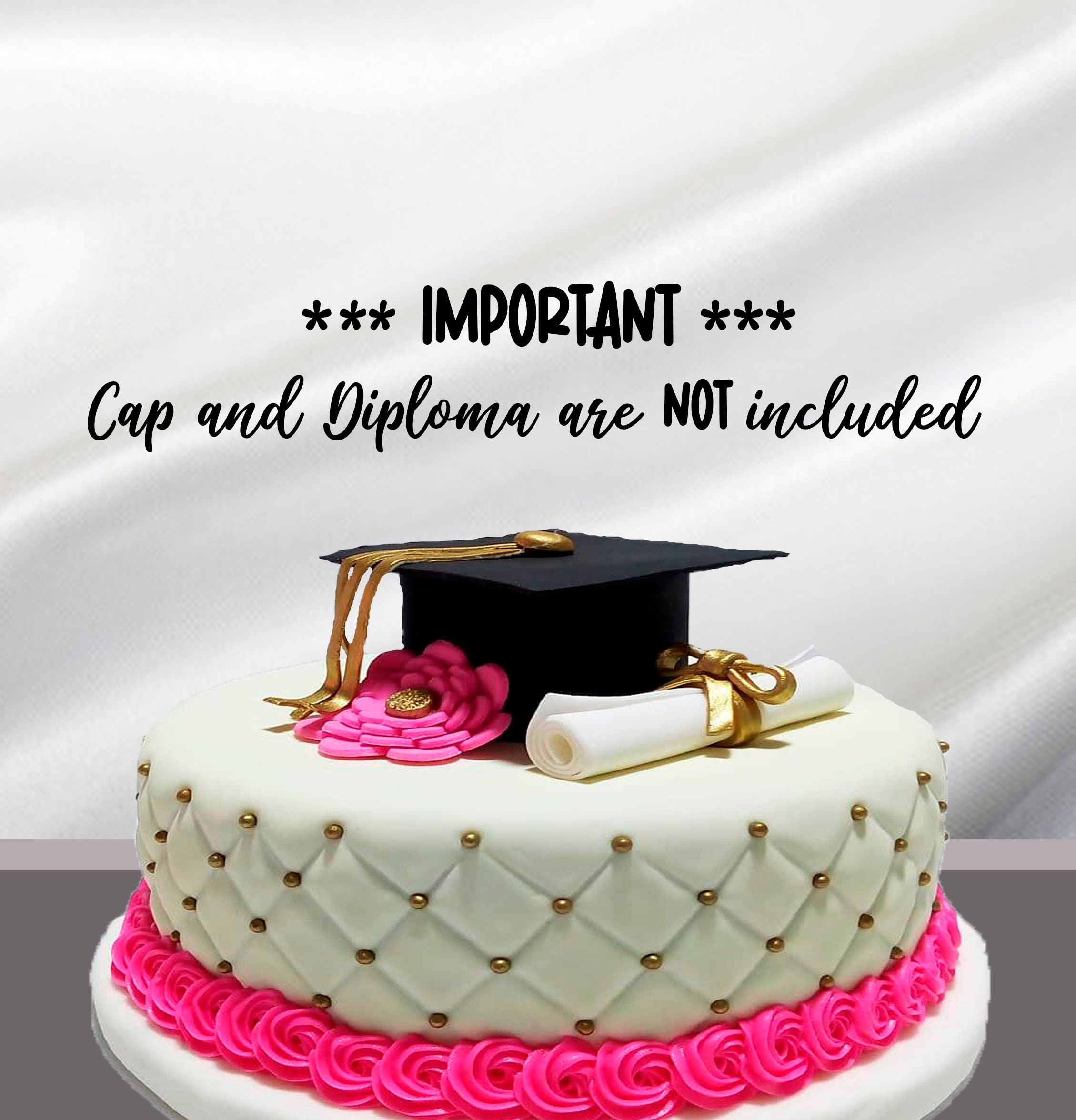 WeBenison Cake Topper Für Lehrer-Abschluss – Rose Gold Glitzer-Dekoration