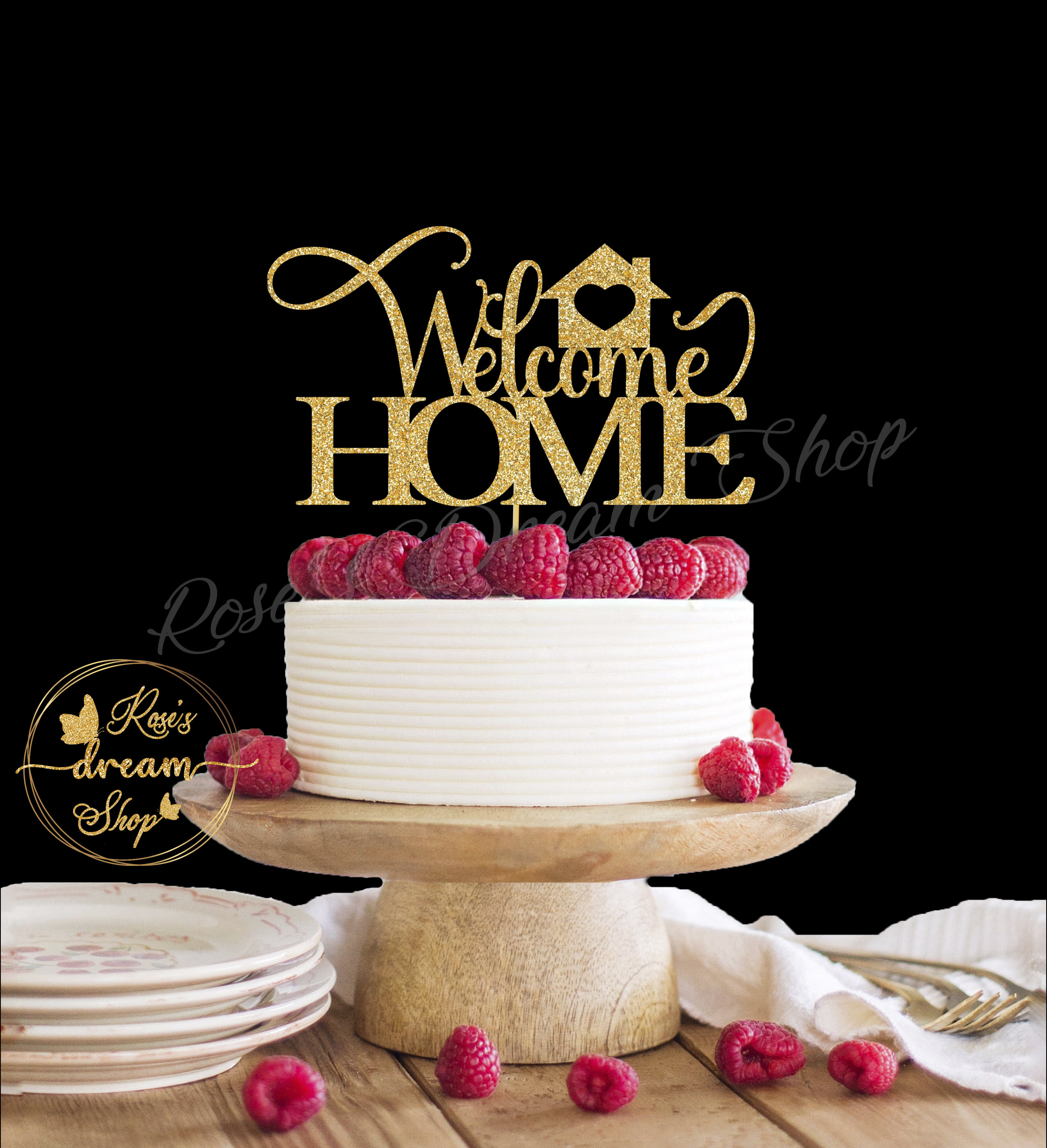 Welcome Home Cake Topper Welcome Home Party Decor Welcome Etsy Il Fullxfull.3335810197 Jsd9