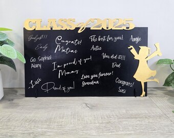 Class Of 2025 | Personalized Graduation Signature Sign | Guest Book