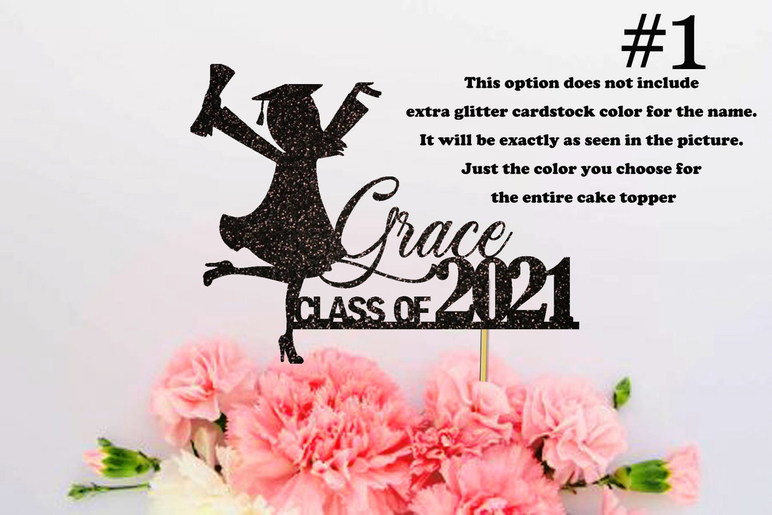 Personalized Graduation Cake Topper Class of 2021 Personalized | Etsy