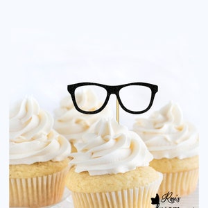 Glasses Cupcake Toppers, Optometrist Graduation Party Decor, Eyeglasses Cupcake Toppers, Ophthalmologist , Optometrist Retirement Party 2025