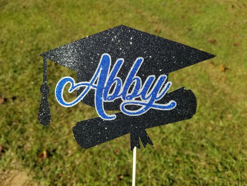 Personalized Graduation Cake Topper Class of 2024, Personalized Cake Topper, Congrats Decor Seniors Cake Topper Seniors 2024, Class of 2023 image 7