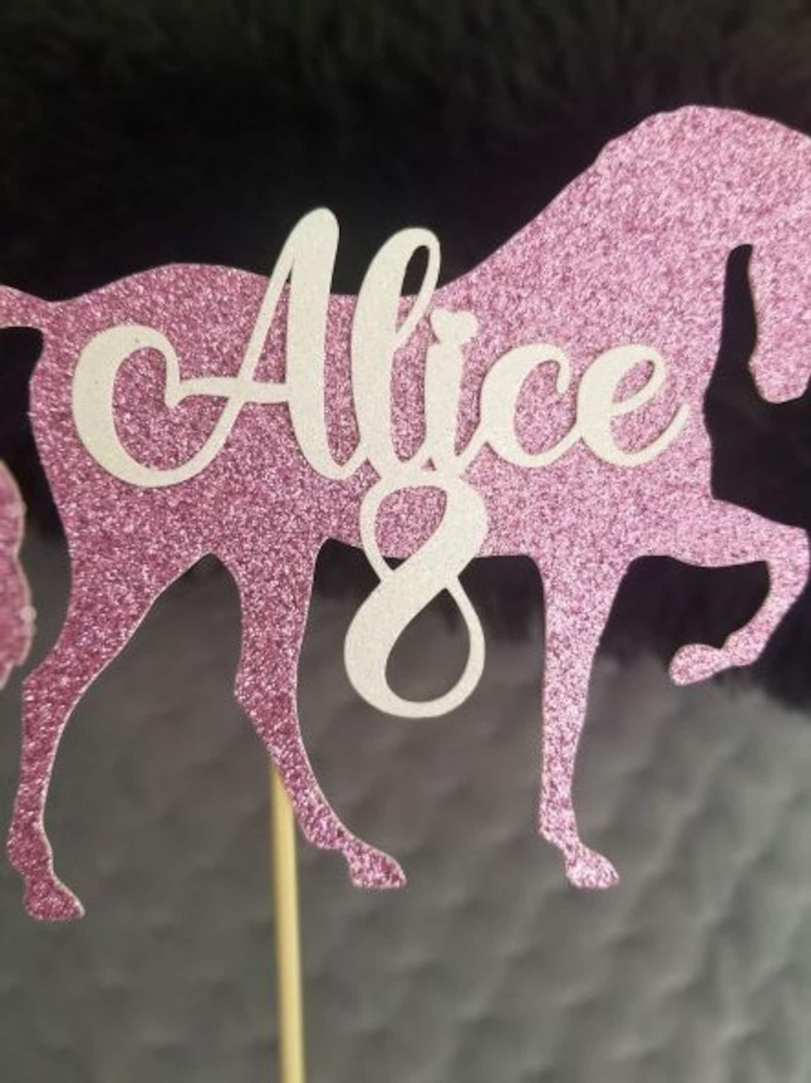 Custom Horse Cake Topper Birthday Cake Topper Horse Riding Etsy