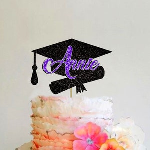 Personalized Graduation Cake Topper Class of 2024, Personalized Cake Topper, Congrats Decor Seniors Cake Topper Seniors 2024, Class of 2023 image 3