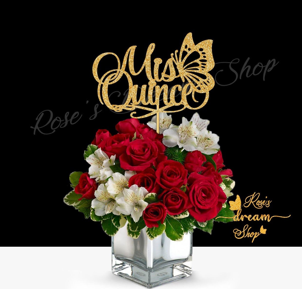 Mis Quince Centerpiece, Quinceañera Birthday Centerpiece, Sweet 15 ...
