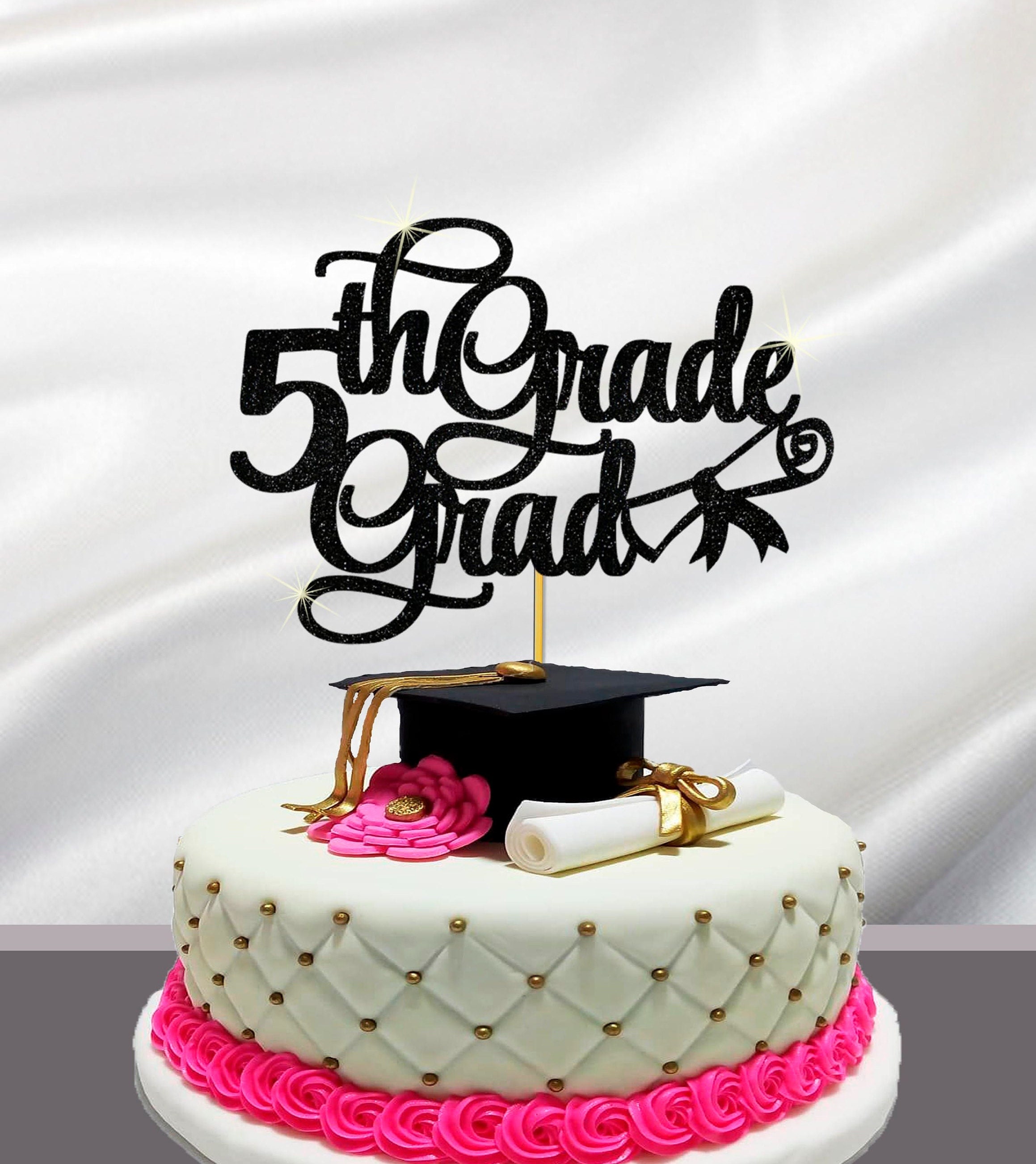 Calculadora Hp Topper De Acrílico Para Tarta De Graduación - Con Mensajes "Feliz Graduación" Y "Lo Lograste", Reusable Plancha De Pelo Ghd